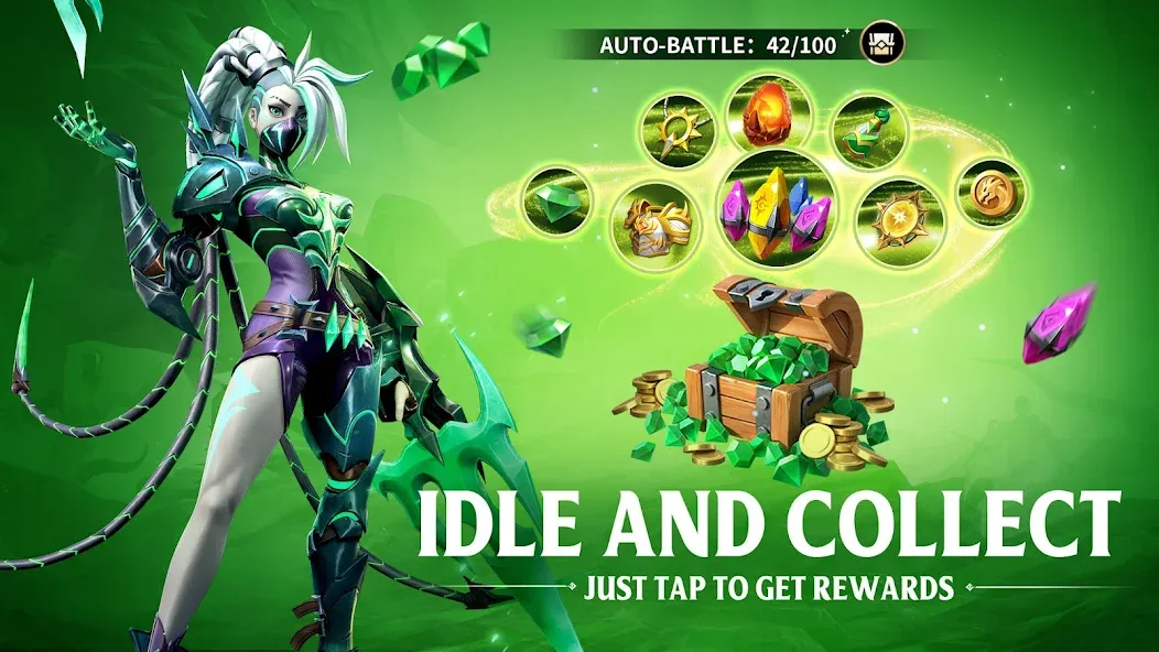 Infinite Magicraid (Инфинит Мэджикрейд) [МОД Бесконечные монеты] APK Android Screenshot 3