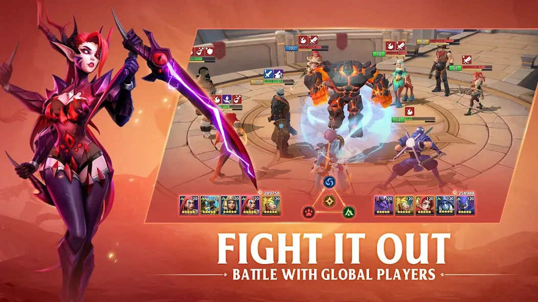 Infinite Magicraid (Инфинит Мэджикрейд) [МОД Бесконечные монеты] APK Android Screenshot 4