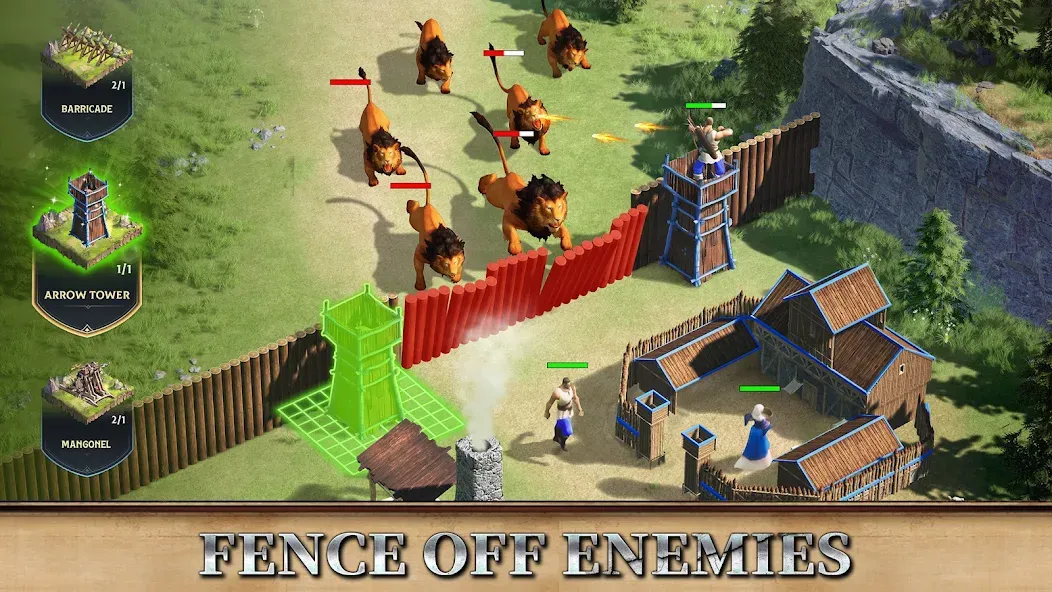 Rise of Castles: Ice and Fire (Райз оф Эмпайрс) [МОД Unlocked] APK Android Screenshot 5