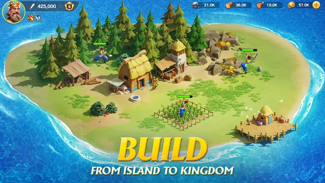 Kingdom Adventure Saga (Кингдом приключение сага) [МОД Unlocked] APK Android Screenshot 1