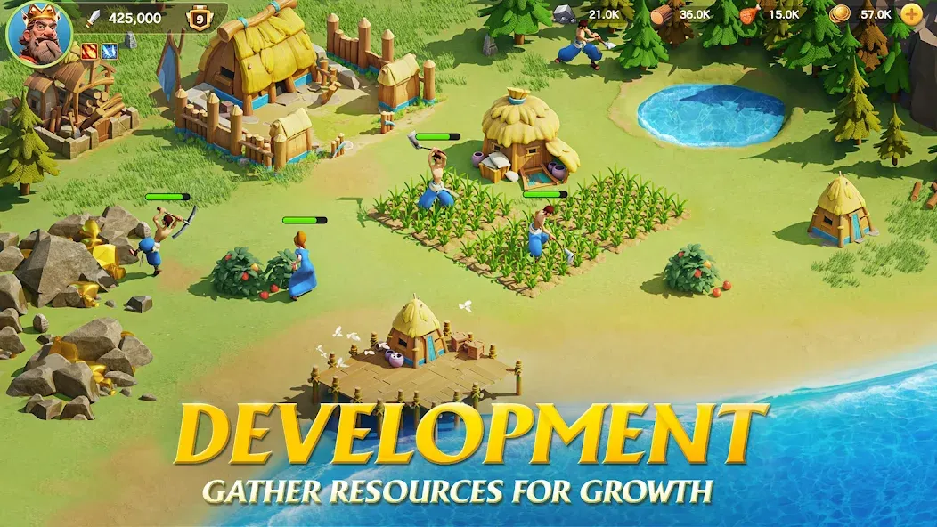 Kingdom Adventure Saga (Кингдом приключение сага) [МОД Unlocked] APK Android Screenshot 2