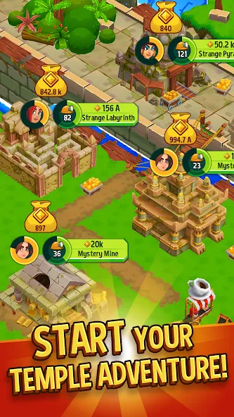 Temple Run: Idle Explorers (Темпл Ран) [МОД Все открыто] APK Android Screenshot 1