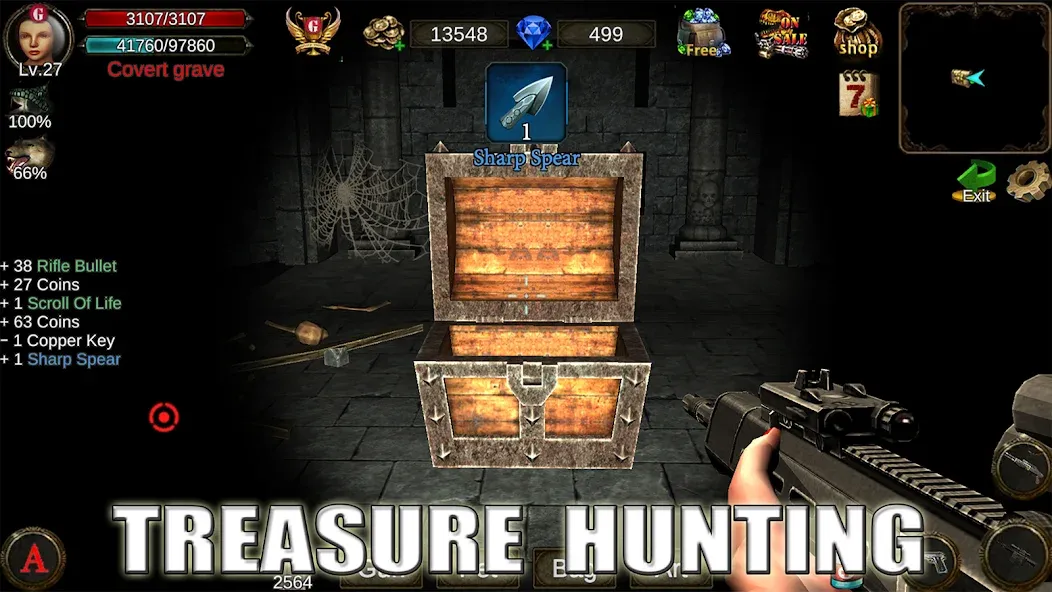 Dungeon Shooter : Dark Temple (Данжен Шутер) [МОД Все открыто] APK Android Screenshot 4