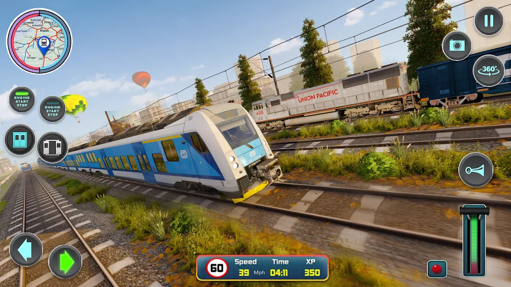 City Train Driver- Train Games [МОД Mega Pack] APK Android Screenshot 3