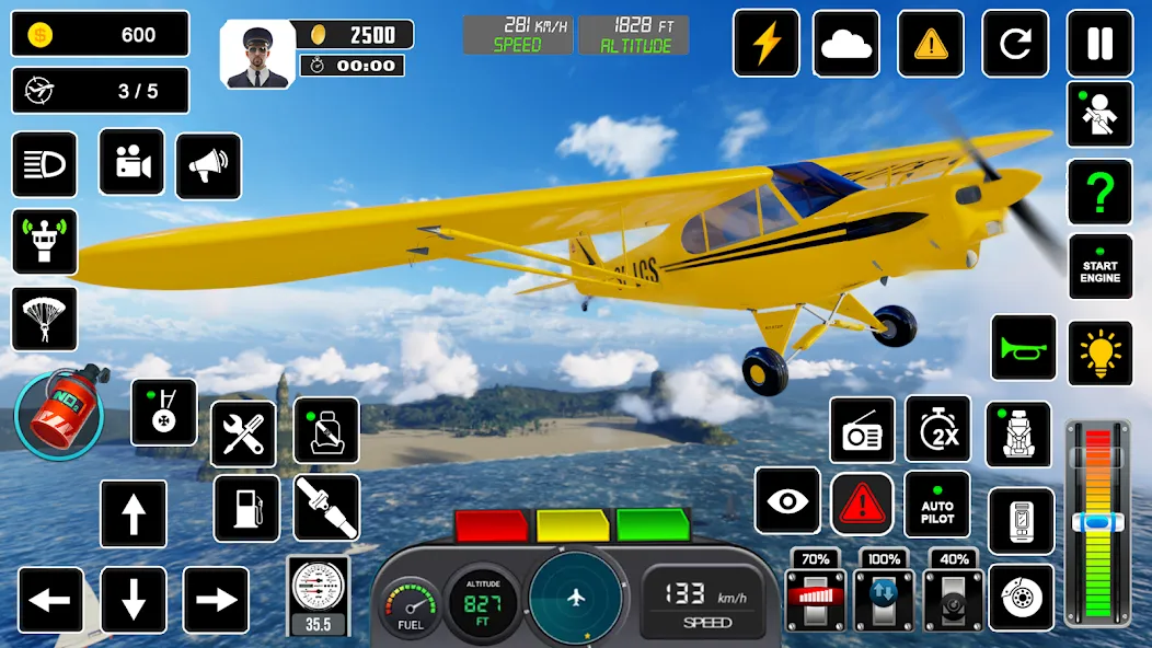 Pilot Flight Simulator Games [МОД Unlocked] APK Android Screenshot 5