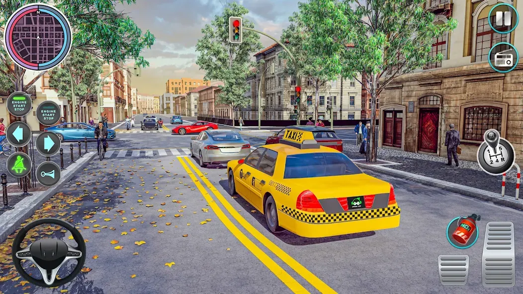 City Taxi Driving: Taxi Games [МОД Много денег] APK Android Screenshot 5