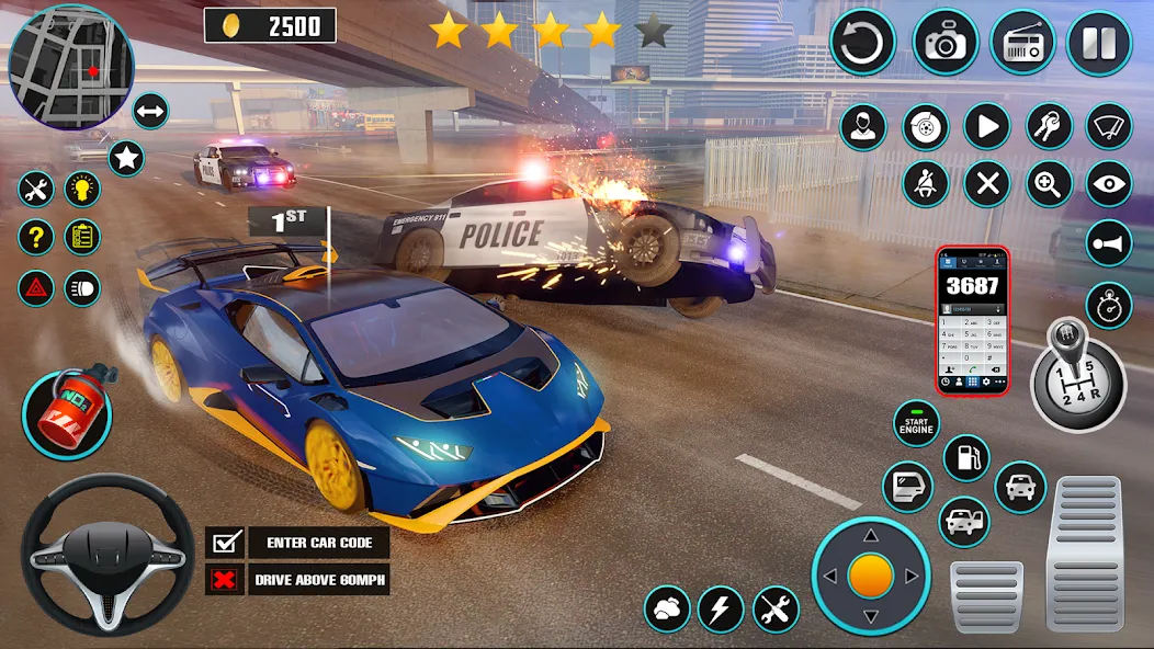 Open World Car Driving Games (Открытые мировые игры по вождению автомобиля) [МОД Mega Pack] APK Android Screenshot 5