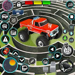Monster Truck Maze Puzzle Game [МОД Меню] APK Android