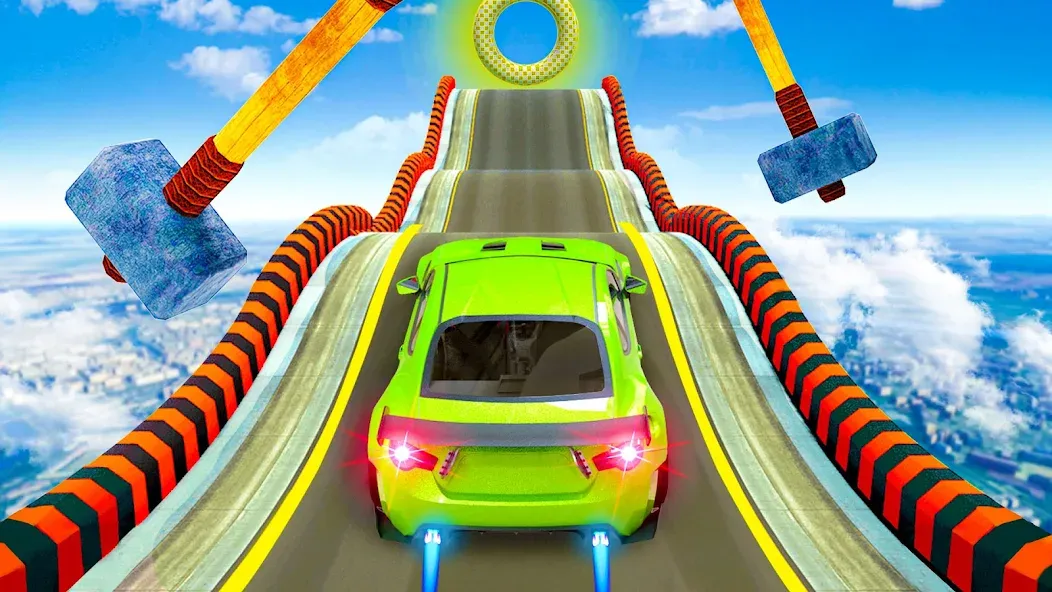 Mega Ramp Car Stunts Race Game [МОД Все открыто] APK Android Screenshot 5