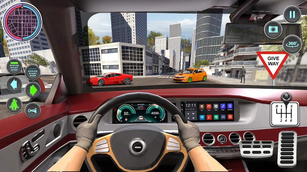 Modern Car Driving School Game [МОД Mega Pack] APK Android Screenshot 2