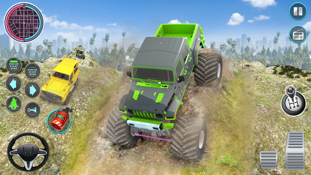 Monster Truck Off Road Racing [МОД Меню] APK Android Screenshot 2