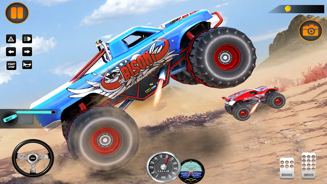 Monster Truck Off Road Racing [МОД Меню] APK Android Screenshot 3