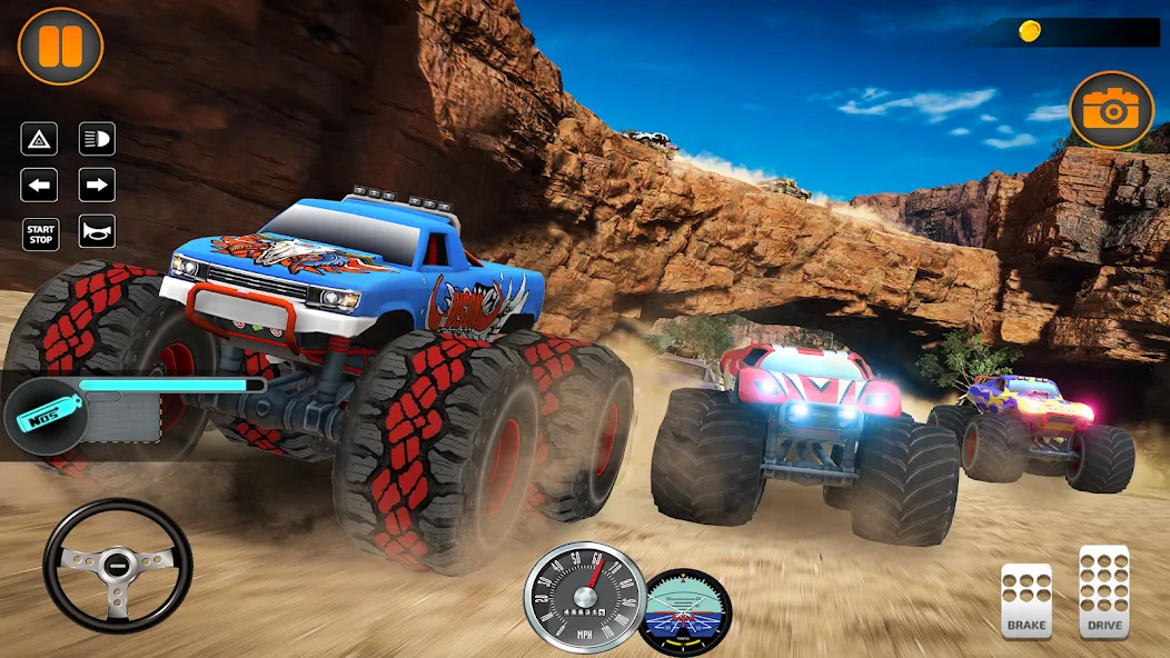 Monster Truck Off Road Racing [МОД Меню] APK Android Screenshot 4