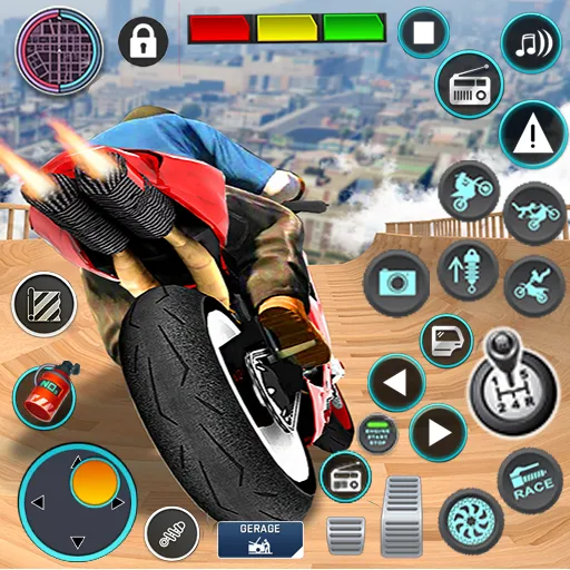 Mega Ramp Bike Stunts Games 3D [МОД Mega Pack] APK Android Screenshot 1