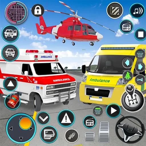 Heli Ambulance Simulator Game [МОД Mega Pack] APK Android Screenshot 1
