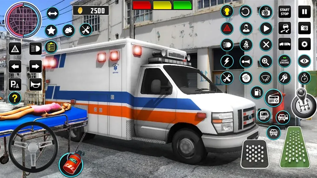 Heli Ambulance Simulator Game [МОД Mega Pack] APK Android Screenshot 3