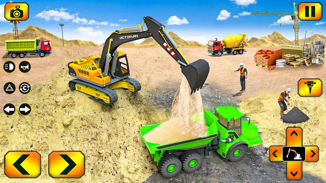 Sand Excavator Simulator Games [МОД Premium] APK Android Screenshot 2