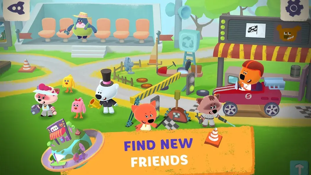 Be-be-bears in space [МОД Все открыто] APK Android Screenshot 5