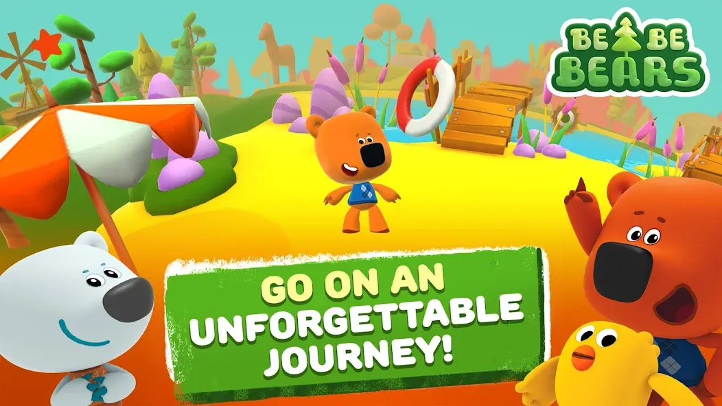 Be-be-bears: Adventures [МОД Все открыто] APK Android Screenshot 2