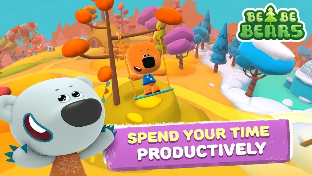 Be-be-bears: Adventures [МОД Все открыто] APK Android Screenshot 3