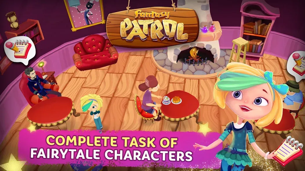 Fantasy Patrol: Cafe [МОД Бесконечные монеты] APK Android Screenshot 3