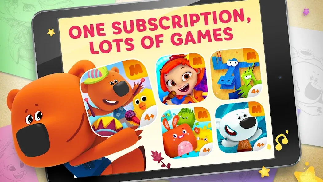 Rhythm and Bears [МОД Mega Pack] APK Android Screenshot 1