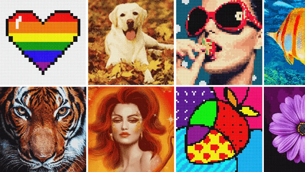 Cross Stitch: Color by Number [МОД Premium] APK Android Screenshot 4