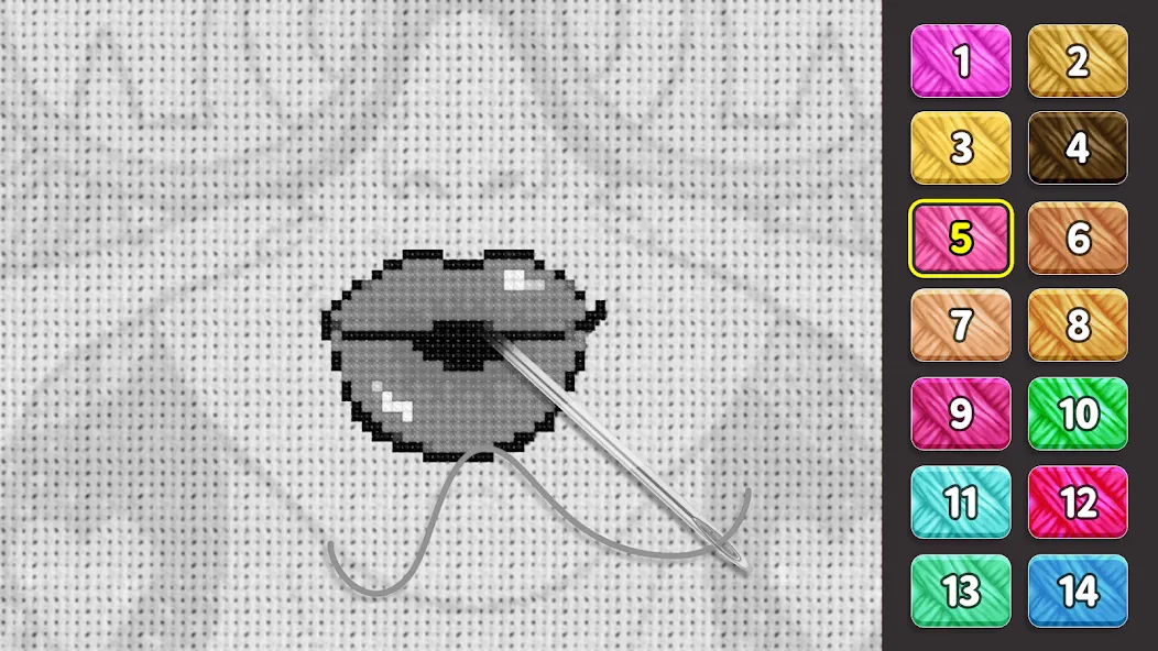 Cross Stitch: Color by Number [МОД Premium] APK Android Screenshot 5