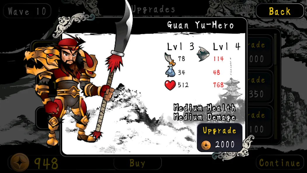 Three Kingdoms Defense (Три Королевства Защита) [МОД Бесконечные монеты] APK Android Screenshot 4