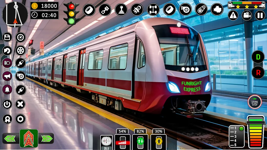 City Train Games Driver Sim 3D [МОД Mega Pack] APK Android Screenshot 1
