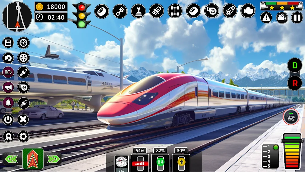 City Train Games Driver Sim 3D [МОД Mega Pack] APK Android Screenshot 4