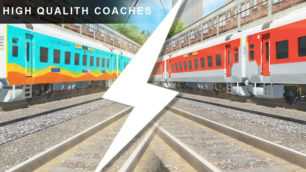 Indian Railway Train Simulator (Индийский Железнодорожный Поезд Симулятор) [МОД Много денег] APK Android Screenshot 3