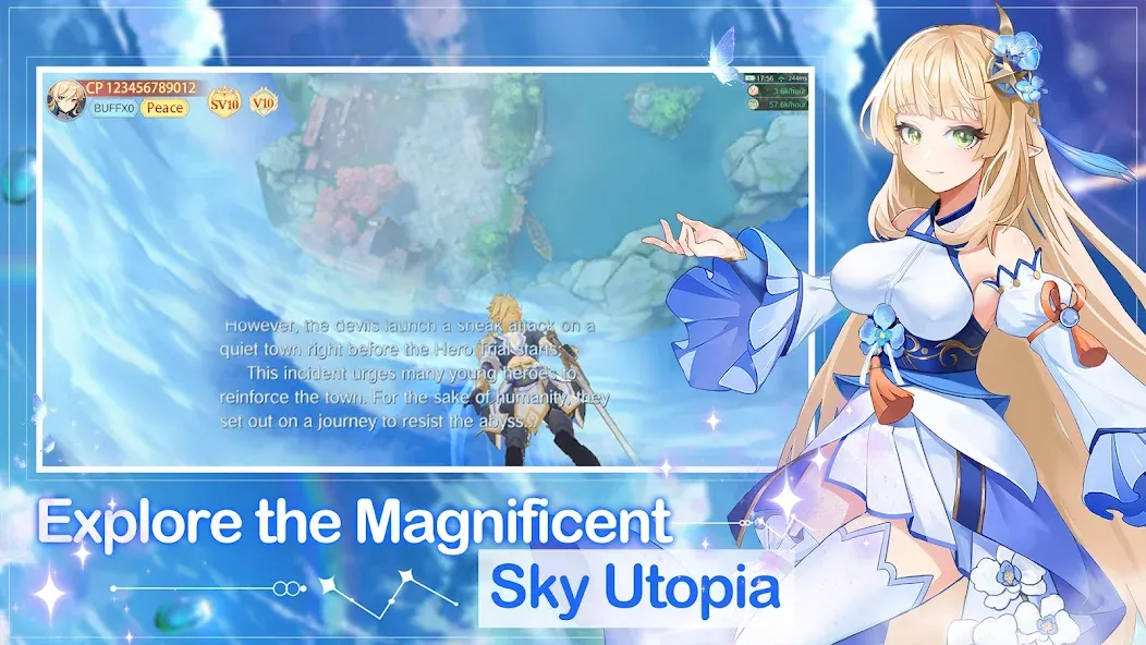 Sky Utopia (Скай Утопия) [МОД Бесконечные монеты] APK Android Screenshot 2
