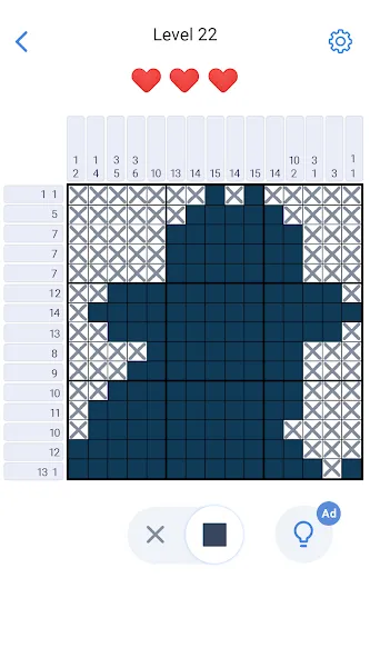 Pixel Art: Logic Nonogram (Пиксельное искусство головоломка) [МОД Бесконечные монеты] APK Android Screenshot 2