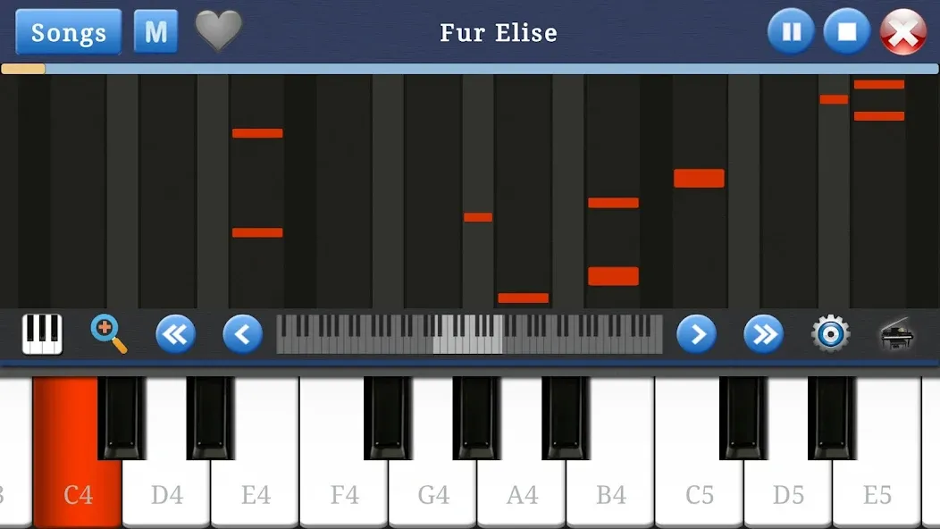 Piano Music & Songs [МОД Premium] APK Android Screenshot 1