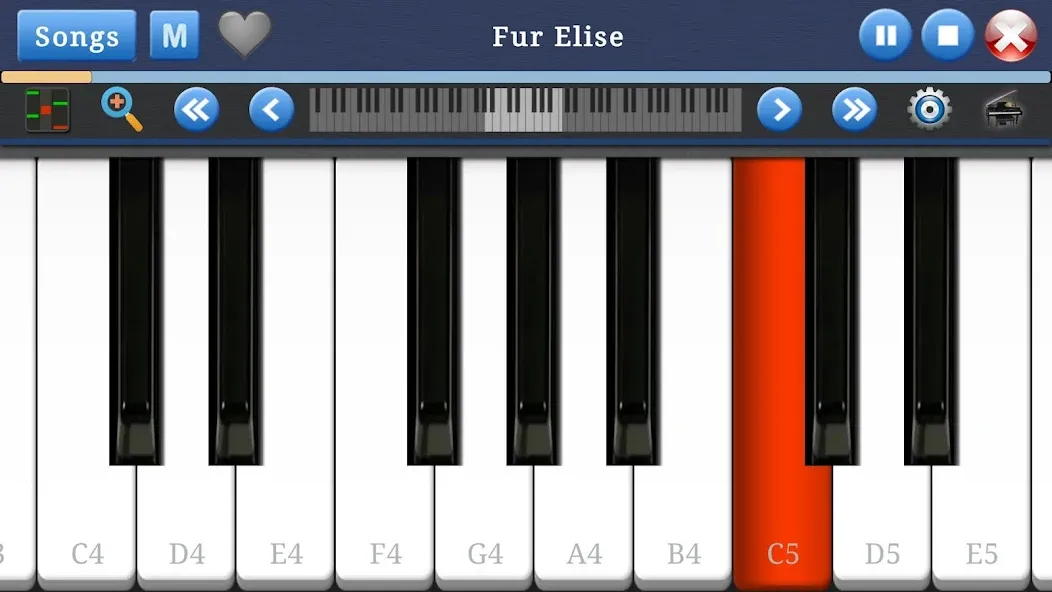 Piano Music & Songs [МОД Premium] APK Android Screenshot 2