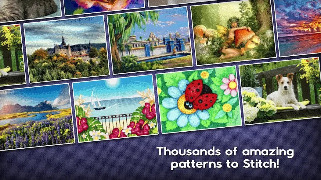 Cross-Stitch World (Кросс) [МОД Mega Pack] APK Android Screenshot 3