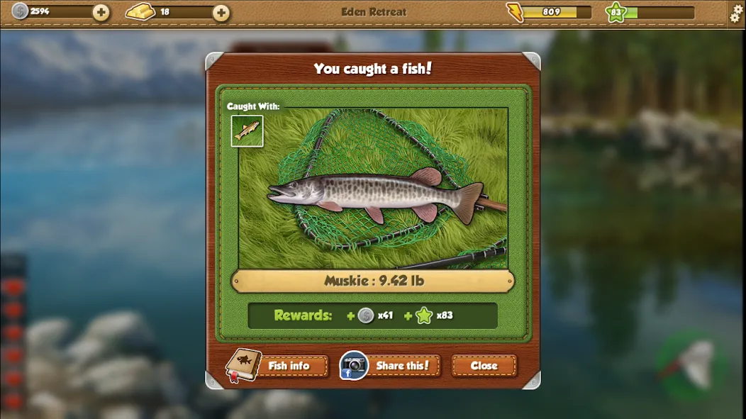 Fishing World (Фишинг Ворлд) [МОД Меню] APK Android Screenshot 2