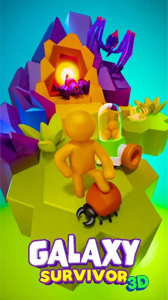 Galaxy Survivor 3D: Back Home (Гэлэкси Сурвайвер 3D) [МОД Много денег] APK Android Screenshot 1