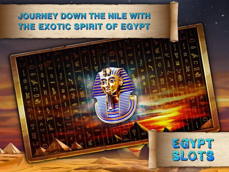Egypt Slots Casino Machines (Египетские игровые автоматы казино) [МОД Бесконечные монеты] APK Android Screenshot 2