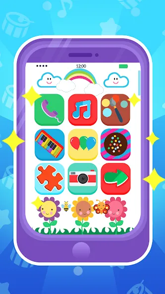 Baby Phone: Toddler Games (Беби Фон) [МОД Много денег] APK Android Screenshot 1