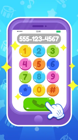 Baby Phone: Toddler Games (Беби Фон) [МОД Много денег] APK Android Screenshot 2