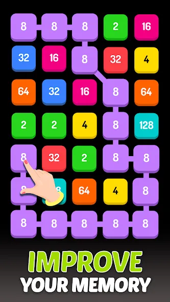 2248 - Numbers Game 2048 (Пазл) [МОД Бесконечные монеты] APK Android Screenshot 2