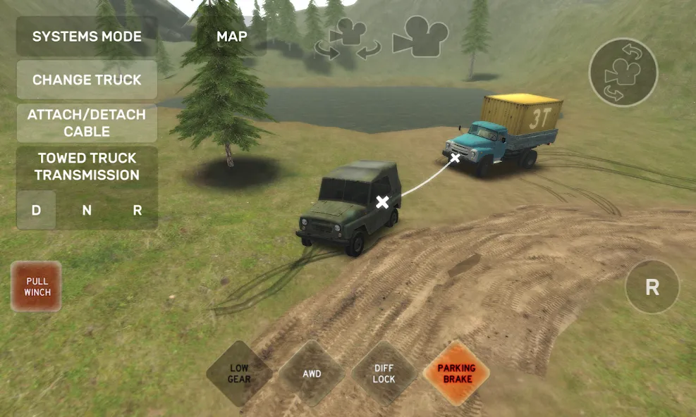 Dirt Trucker: Muddy Hills (Дрт Трукер) [МОД Много денег] APK Android Screenshot 1