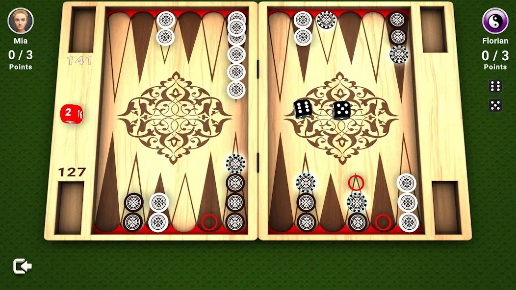 Backgammon -  Board Game [МОД Unlocked] APK Android Screenshot 2