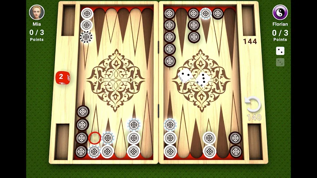 Backgammon -  Board Game [МОД Unlocked] APK Android Screenshot 5