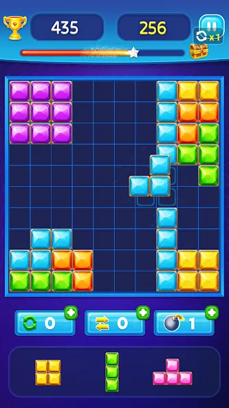 Block Puzzle - Gem Block (Блокпазл блокголоволомка) [МОД Unlocked] APK Android Screenshot 2