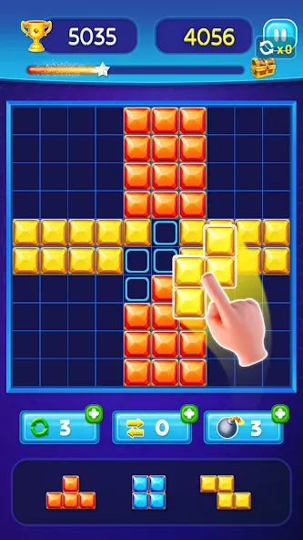 Block Puzzle - Gem Block (Блокпазл блокголоволомка) [МОД Unlocked] APK Android Screenshot 5