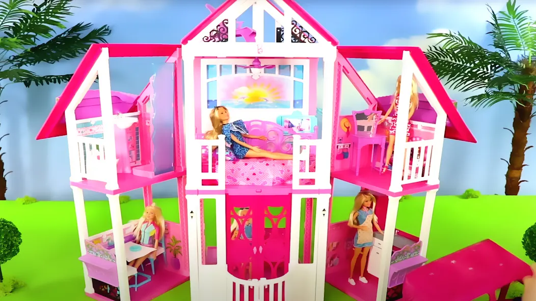 Doll House Design Doll Games (Дизайн кукольного домика игры с куклами) [МОД Меню] APK Android Screenshot 2