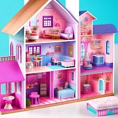 Doll House Design Doll Games (Дизайн кукольного домика игры с куклами) [МОД Меню] APK Android